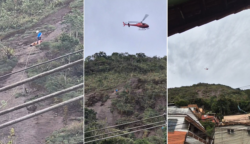 homem-sofre-infarto-durante-rapel-em-pedra-de-petropolis-e-e-resgatado-por-helicoptero-dos-bombeiros;-video