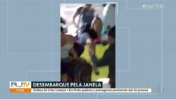 onibus-quase-despenca-em-area-rural-de-campos;-passageiros-escapam-pela-janela-de-emergencia